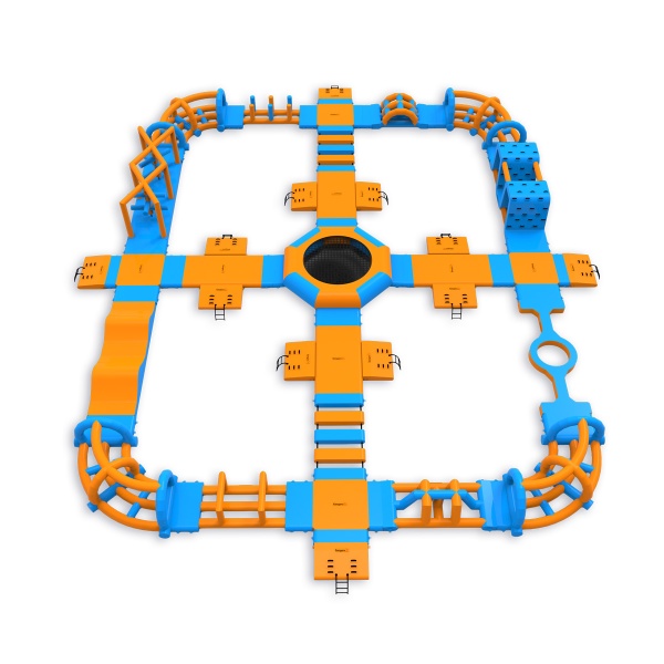 Parc aquatique gonflable Tau (30 x 24 m)