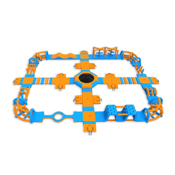 Parc aquatique gonflable Tau (30 x 24 m)