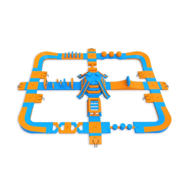 Parc aquatique gonflable Fi (30 x 24 m)