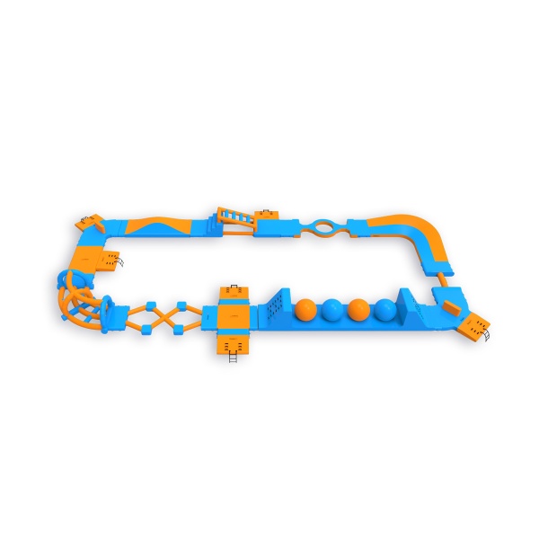 Parc aquatique gonflable Poséidon (29 x 14 m)
