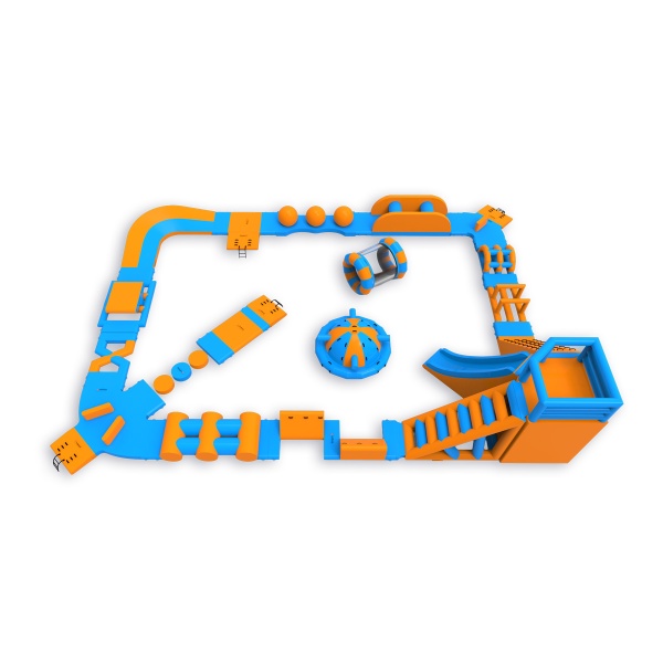 Parc aquatique gonflable Psi (24 x 18 m)