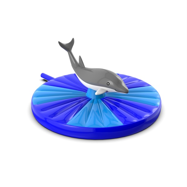 Dauphin gonflable - dauphin de rodéo