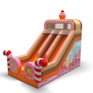 Toboggan gonflable double...