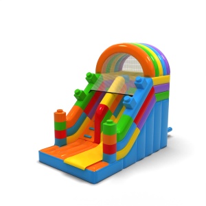Toboggan gonflable sur le...