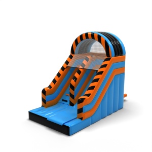 Toboggan gonflable sur le...