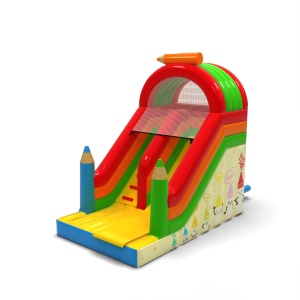 Toboggan gonflable sur le...