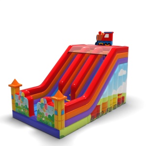 Toboggan gonflable double...