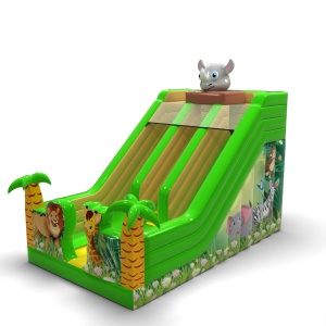 Toboggan gonflable double...