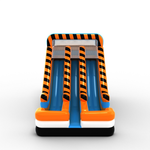 Gonflable Gangaru - toboggan double