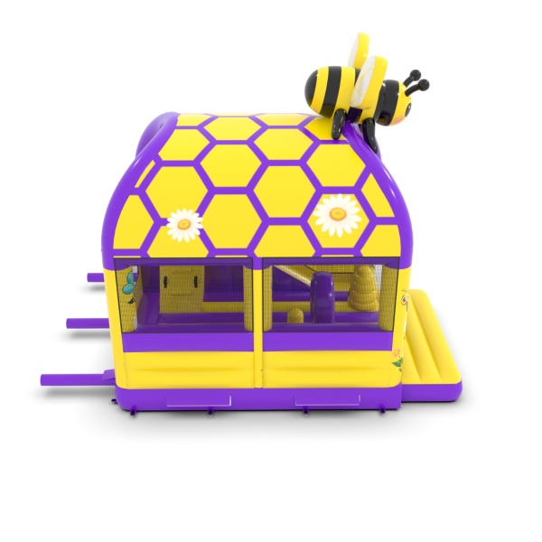 Gonflable avec toboggan combo Abeille