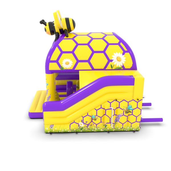 Gonflable avec toboggan combo Abeille
