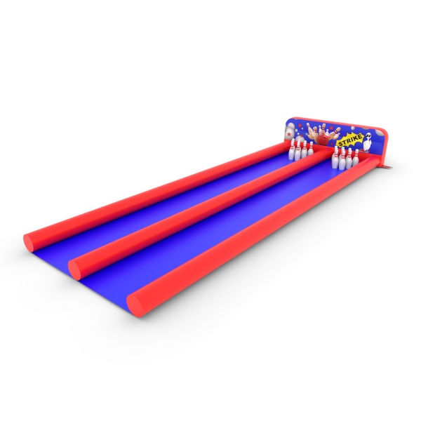 Piste gonflable de bowling