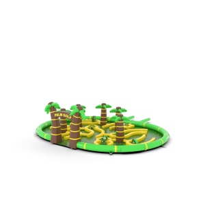 Mini-golf gonflable sur le...
