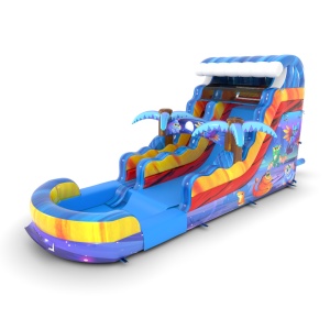 Toboggan gonflable...