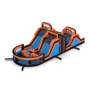 Course d'obstacles gonflable CrashKader "U" - 17m