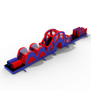 Course d'obstacles gonflable Ninja - 30m
