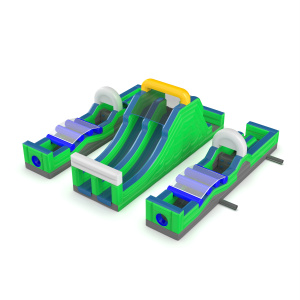 Course d'obstacles gonflable double - 12m