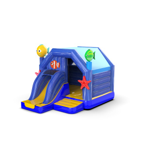 Grotte marine - toboggan gonflable