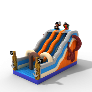 Double toboggan ouvert sur...