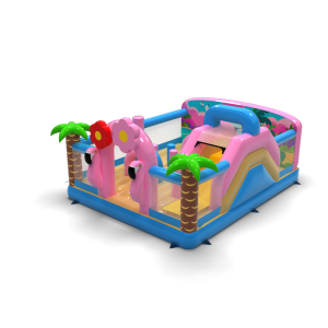 Aire de jeux gonflable 6x5 à thème hawaïen