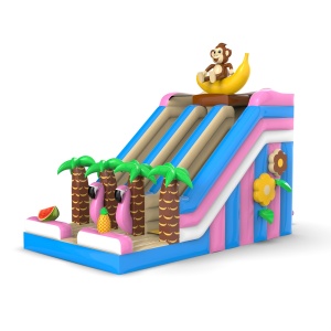 Double toboggan gonflable à...