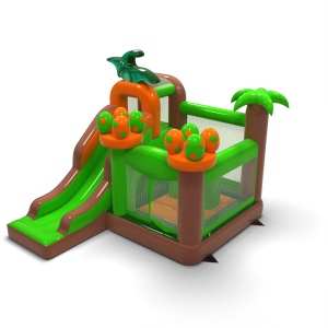 Château gonflable dino combo