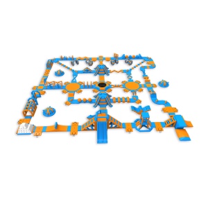 Parc aquatique gonflable...