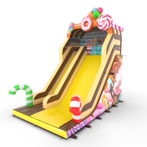 Toboggan gonflable imprimé...